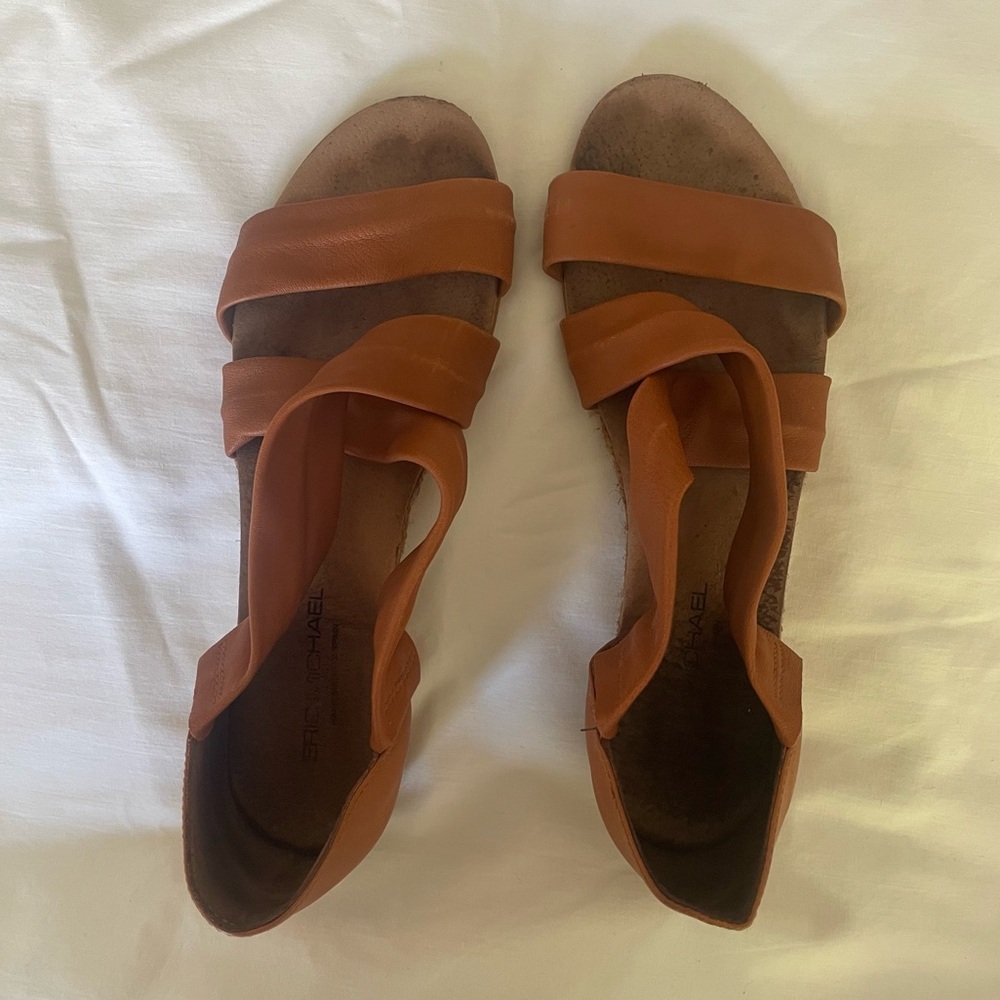 Eric Michael Netty Sandal In Tan. Size 37 - image 4